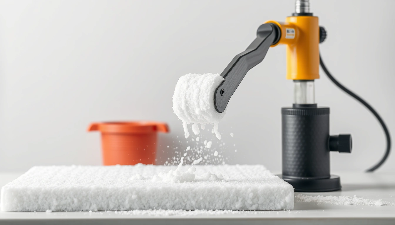 commercial foam lifting process — photo 2